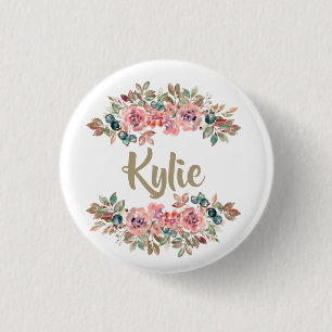 Personalised Name Button Custom Gifts for Her