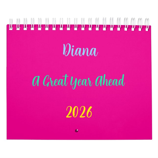 Personalised name Calendar For All Seasons (Cover)