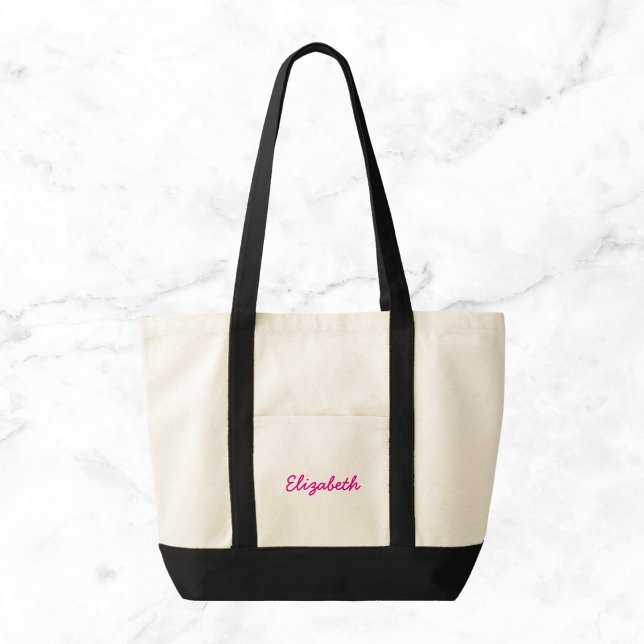 Personalised Name Canvas Tote Bag (Creator Uploaded)