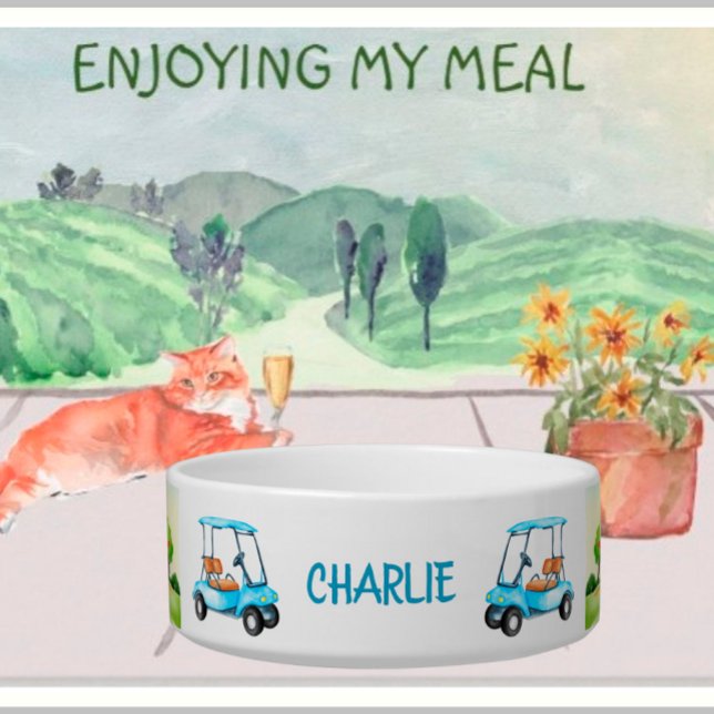 Personalised Name Cat Pet Bowl (Creator Uploaded)