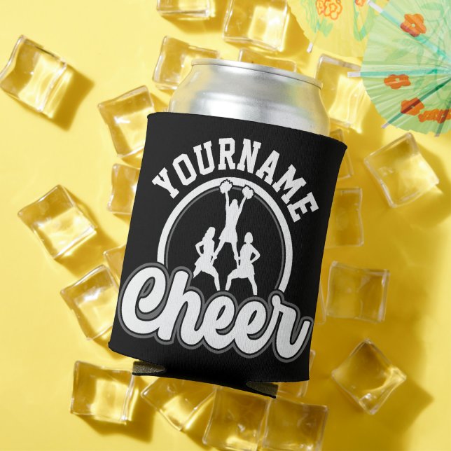 Personalised NAME Cheer Team Varsity Cheerleader Can Cooler (In Situ Summer)