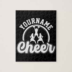 Personalised NAME Cheer Team Varsity Cheerleader Jigsaw Puzzle