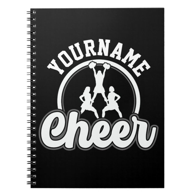 Personalised NAME Cheer Team Varsity Cheerleader Notebook (Front)