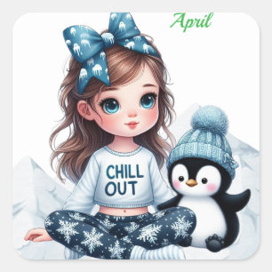 Personalised name Chill out Sticker