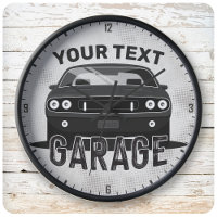 Personalised NAME Classic Muscle Car Garage Retro