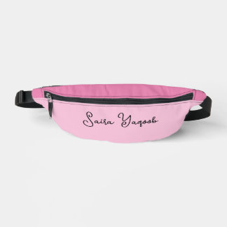  personalised Name colourful pink purple Bum Bags