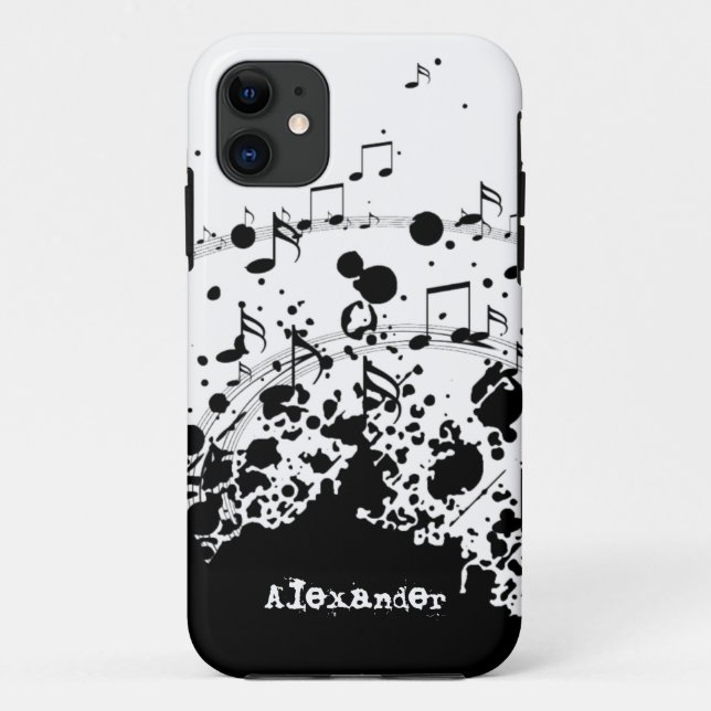 personalised name cool music explosion Case-Mate iPhone case (Back)