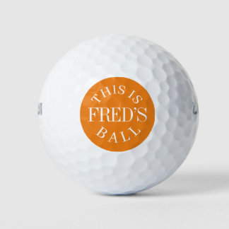 Personalised Name | Create Your Own Golf Balls