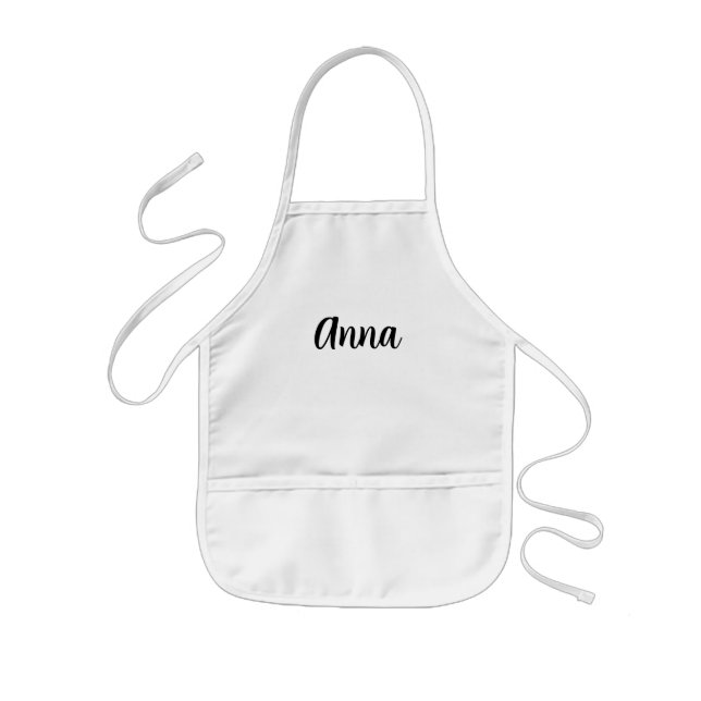 Personalised Name - Create Your Own Kids Apron (Front)