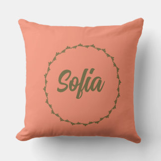 personalised name cushion