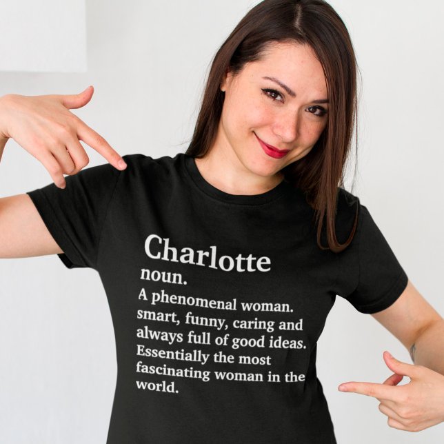 Personalised Name Custom Definition T-Shirt (Creator Uploaded)