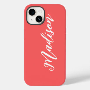 Personalised Name Custom Name Coral Birthday Gift iPhone 14 Case