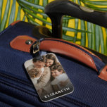 Personalised Name Custom Photo Luggage Tag<br><div class="desc">Personalised luggage tags make great gifts for all occasions. Personalise with a photo and any name or wording of your choice. This custom luggage tag will make a great gift for birthdays, christmas, mothers day, fathers day, graduations or any other special occasion. Or create one for yourself to add a...</div>