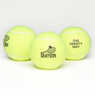 Personalised Name Custom Tennis Balls