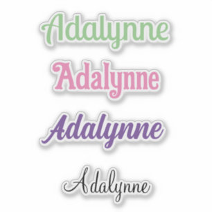 Personalised Name Custom Times Four Fonts Colours