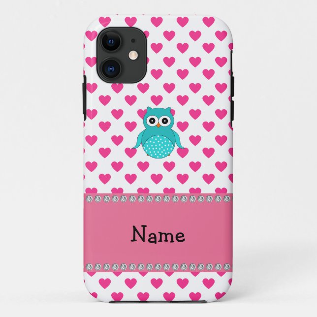 Personalised name cute owl Case-Mate iPhone case (Back)