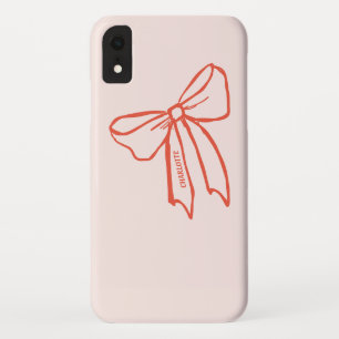 Personalised Name Cute Pink iPhone Case