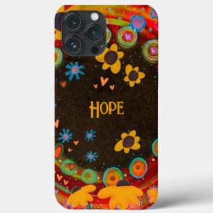 Personalised Name Daisies Colourful Fun Trendy iPhone 13 Pro Max Case