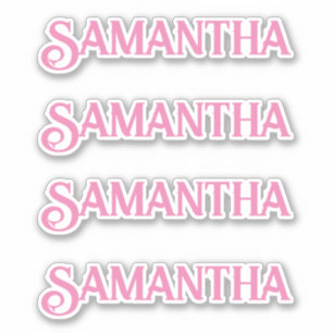Personalised Name Decal Custom Times Four Sticker