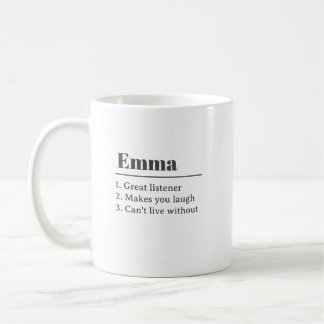 Personalised Name definition Coffee Mug