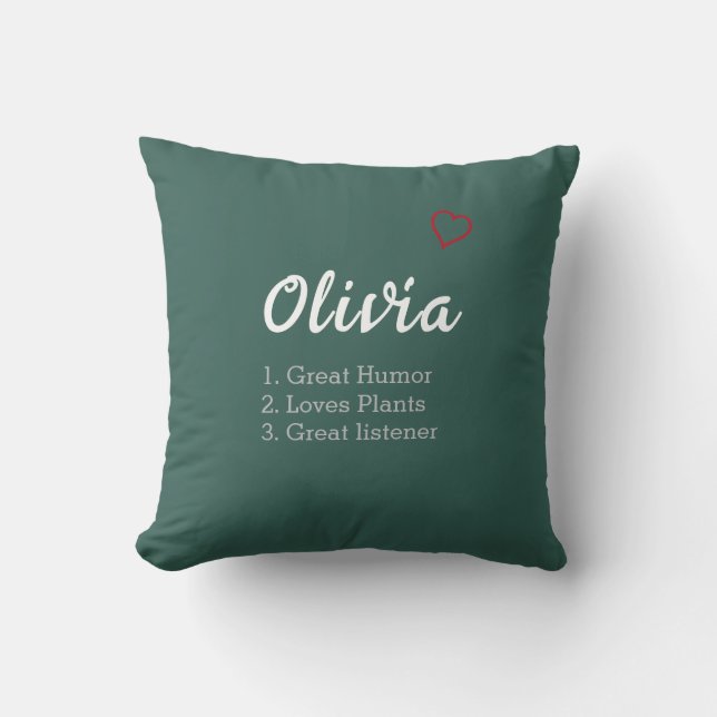 Personalised Name Definition  Cushion (Front)