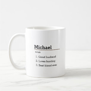 Personalised Name Definition Mug, custom Coffee Mug