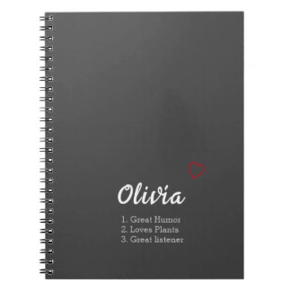 Personalised Name Definition  Notebook