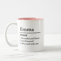 Personalised Name Definition Noun Custom Text