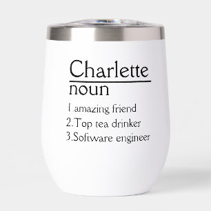 Personalised Name Definition tumbler
