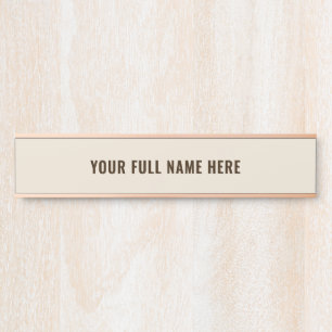 Personalised Name Door Sign Example Choose Colours