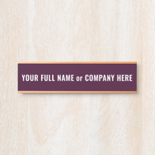 Personalised Name Door Sign Your Own Design