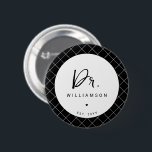 Personalised Name Dr Minimalist Doctor Graduation 6 Cm Round Badge<br><div class="desc">Personalised Name Doctor Medical School Doctoral PhD Student Graduation Gifts!</div>