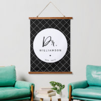 Personalised Name Dr Minimalist Doctor Graduation