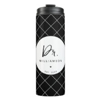 Personalised Name Dr Minimalist Doctor Graduation