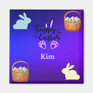 Personalised name Easter magnet