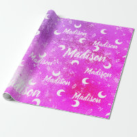 Personalised Name Fairy Chic Vibrant Fuchsia Pink