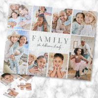 Personalised Name Family Photo Collage