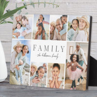Personalised Name Family Photo Collage