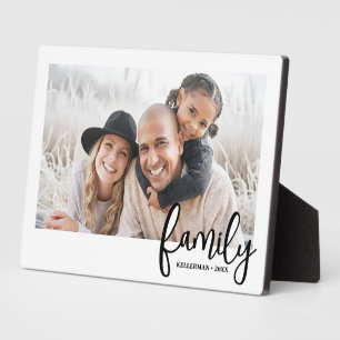 Personalised Name Family Photo Plaque