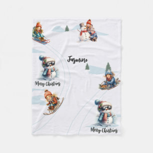 Personalised name Fleece Blanket