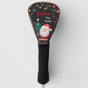 Personalised Name For Your Child, Santa Christmas  Golf Head Cover