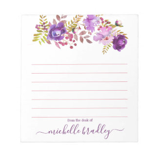 Personalised Name | From The Desk Of Notepad