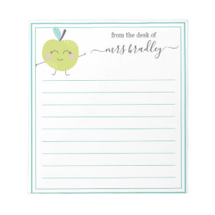 Personalised Name   From The Desk Of Notepad