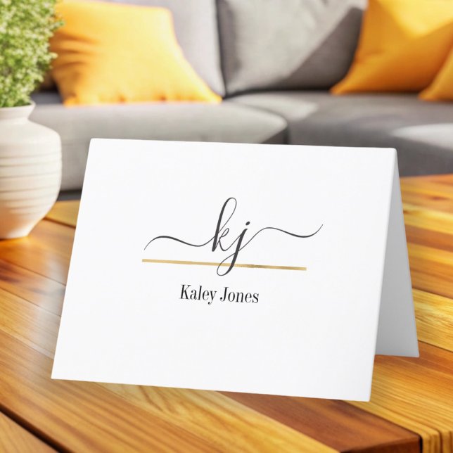 Personalised Name | From The Desk Of Thank You Card (Creator Uploaded)