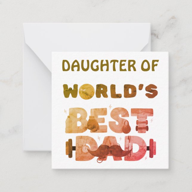 Personalised Name Gift for Son or Daughter Card (Front)