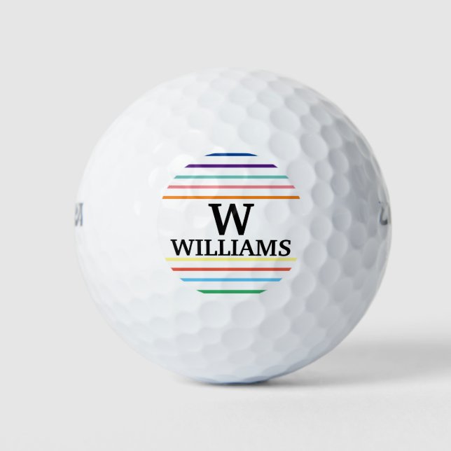  personalised name golf balls (Front)