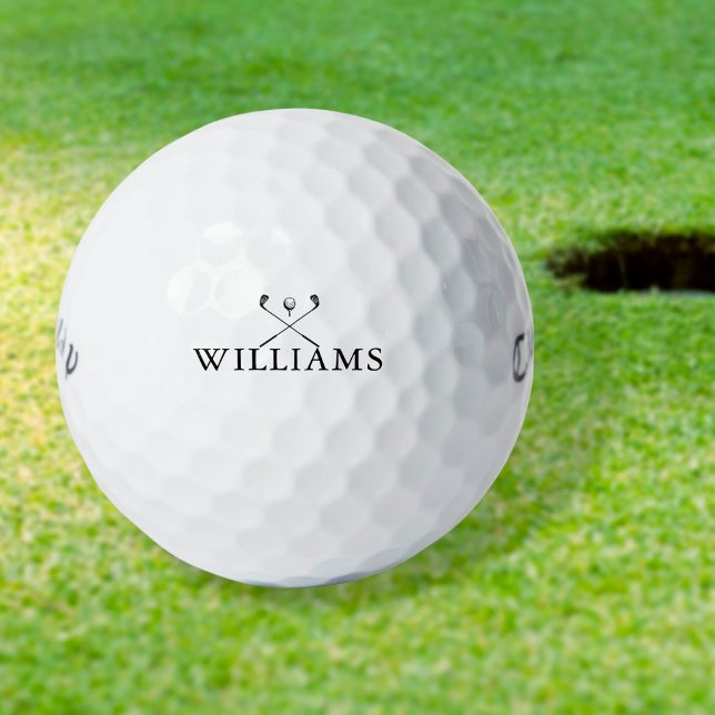 Personalised Name Golf Clubs  Balls (Creator Uploaded)