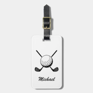 Personalised Name Golf Player Golfer Golfing       Luggage Tag