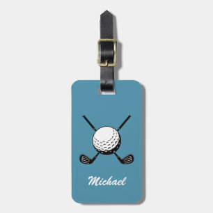 Personalised Name Golf Player Golfer Golfing Luggage Tag