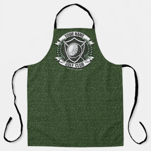 Personalised NAME Golfer Golf Club Turf Clubhouse Apron